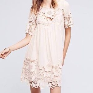 Beautiful blush Anthropologie dress